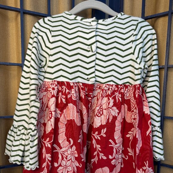 Peaches ’n Cream Holiday Girl's Dress Size 5T - Picture 6 of 7